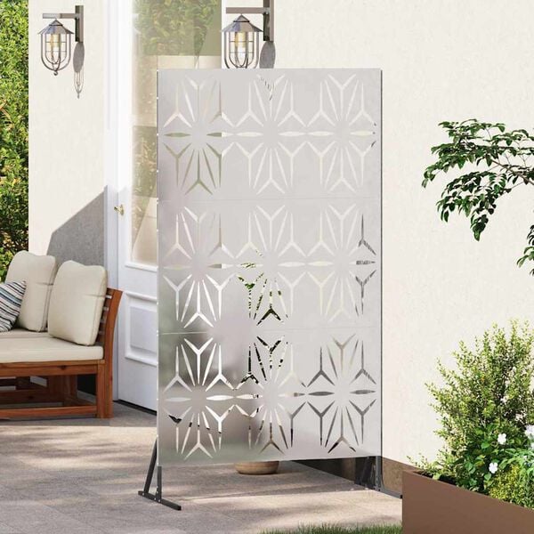 vidaXL Z&aacute;ves na zabezpečenie s&uacute;kromia Siv&aacute; 100 x 50 x 180 cm Oceľ