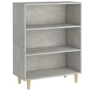 vidaXL Komoda bet&oacute;novo siv&aacute; 69,5x32,5x90 cm spracovan&eacute; drevo