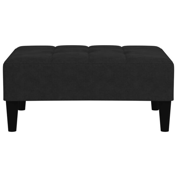 vidaXL Sedadlo čierne z mikrovlákna