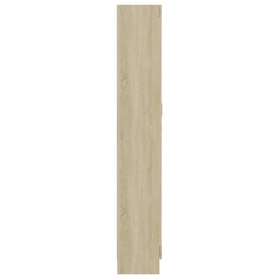 vidaXL Knižnica, dub sonoma 82,5x30,5x185,5 cm, kompozitné drevo