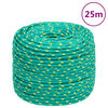 vidaXL Lodn&eacute; lano zelen&eacute; 8 mm 25 m polypropyl&eacute;n