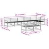 vidaXL Z&aacute;hradn&aacute; s&uacute;prava gaučov 8 pcs Pr&iacute;rodn&aacute; Pevn&eacute; ak&aacute;ciov&eacute; drevo