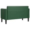 vidaXL Loveseat Pohovka tmavozelen&aacute; 109 cm man&scaron;estrov&aacute; l&aacute;tka