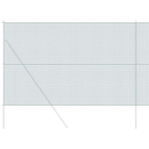 vidaXL Zvarený drôtený plot Zelená 1.6 x 25 m Oceľ