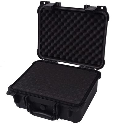 vidaXL Ochranný kufrík na náradie, čierny 35x29,5x15 cm