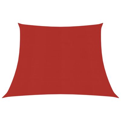 vidaXL Tieniaca plachta 160 g/m² červená 3/4x3 m HDPE