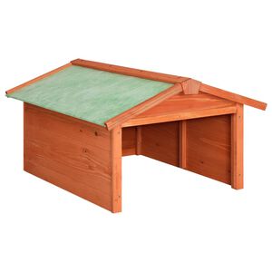 vidaXL Gar&aacute;ž na robotick&uacute; kosačku 72x87x50 cm jedľov&yacute; mas&iacute;v