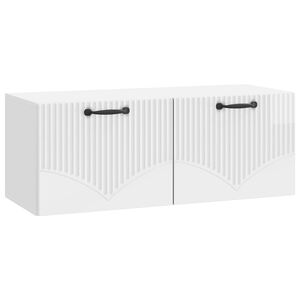 vidaXL N&aacute;stenn&aacute; TV skrinka Biela s vysok&yacute;m leskom 78,5 x 31 x 30 cm