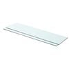vidaXL Poličky 2 ks panel z priehľadn&eacute;ho skla 80x20 cm