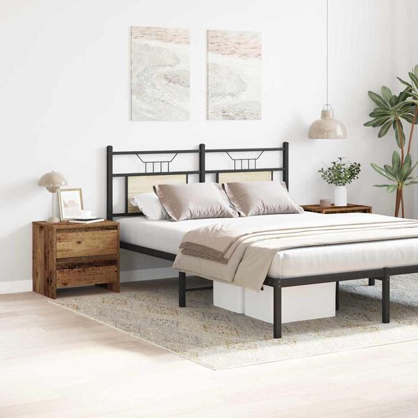 vidaXL Nočn&yacute; stol&iacute;k so z&aacute;suvkou 2 pcs Star&eacute; drevo 45 x 34 x 44,5 cm