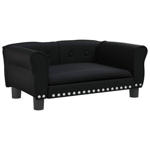 vidaXL Pelech pre psa čierny 70x45x30 cm umel&aacute; koža
