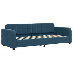 vidaXL Denn&aacute; posteľ modr&aacute; 80x200 cm zamat