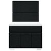 vidaXL Posteľn&yacute; r&aacute;m boxspring s matracom čierny 90x200 cm l&aacute;tka