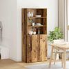 vidaXL Highboard Star&eacute; drevo 80 x 42,5 x 185 cm Kompozitn&eacute; drevo