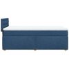 vidaXL Posteľn&yacute; r&aacute;m boxspring s matracom modr&yacute; 90x200 cm l&aacute;tka