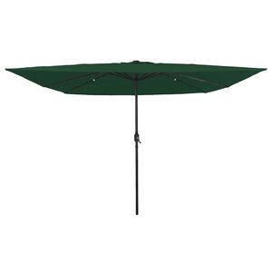 vidaXL Z&aacute;hradn&yacute; slnečn&iacute;k Zelen&aacute; 295 x 295 x 245 cm Polyester a oceľ