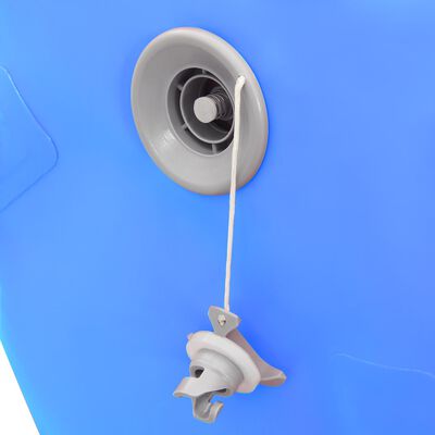 vidaXL Nafukovací gymnastický valec s pumpou 100x60 cm PVC modrý
