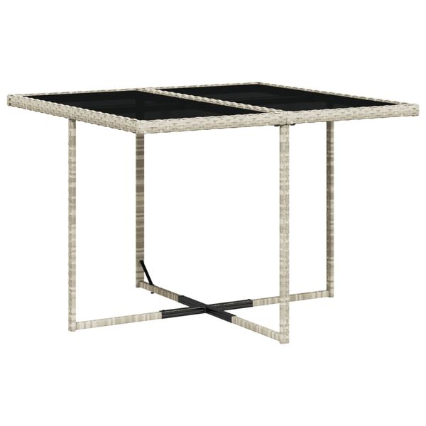 vidaXL 5-dielna z&aacute;hradn&aacute; jed&aacute;lensk&aacute; sada vank&uacute;&scaron;e bledosiv&aacute; polyratan