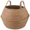 vidaXL Kvetin&aacute;č s uchami Pr&iacute;rodn&aacute; &Oslash; 45 x 36 cm 100% Morsk&aacute; tr&aacute;va