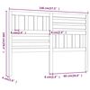 vidaXL Čelo postele 146x4x100 cm masívna borovica