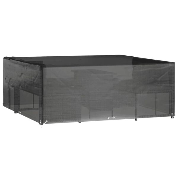 vidaXL Obal na z&aacute;hradn&yacute; n&aacute;bytok 16 očiek 250x250x90 cm &scaron;tvorcov&yacute;