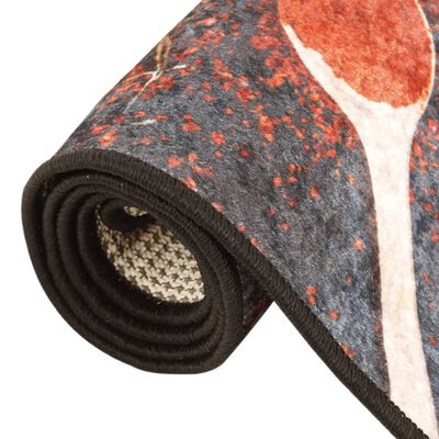 vidaXL Kuchynský koberec viacfarebný 60x180 cm umývateľný protišmykový