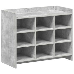 vidaXL Skriňa na top&aacute;nky s &uacute;ložiskom Bet&oacute;novo siv&aacute; 85 x 39,5 x 70 cm