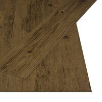 vidaXL Samolepiace podlahové dosky 4,46 m², 3 mm, PVC, prírodná hnedá