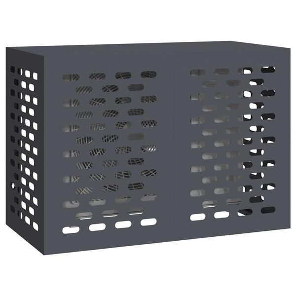 vidaXL Kryt na klimatizáciu Antracit 100 x 50 x 70 cm Oceľ