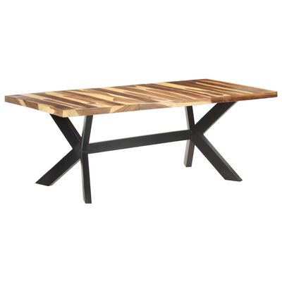 vidaXL Jedálenský stôl 200x100x75 cm, drevený masív s medovým náterom