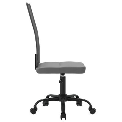 vidaXL Kancelárska stolička, nastaviteľná výška, sivá sieťovaná látka