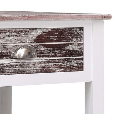 vidaXL Konferenčný stolík hnedý 100x50x45 cm drevený