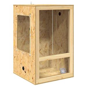 vidaXL Ter&aacute;rium Hned&aacute; 50 x 50 x 80 cm OSB
