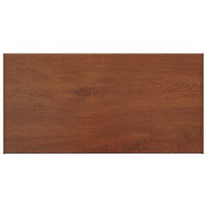 vidaXL Parapetn&eacute; dosky Hned&eacute; drevo 60 x 40 x 4,5 cm PVC