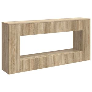 vidaXL Konzolov&yacute; st&ocirc;l Sonoma dub 155 x 29 x 74 cm Kon&scaron;truovan&eacute; drevo