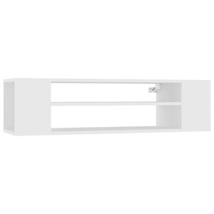 vidaXL Z&aacute;vesn&aacute; TV skrinka, biela 100x30x26,5 cm, kompozitn&eacute; drevo