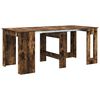vidaXL Jed&aacute;lensk&yacute; st&ocirc;l 180 x 85 x 75 cm Kompozitn&eacute; drevo Dymov&yacute; dub