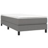 vidaXL Boxspring posteľ s matracom tmavosivá 90x200 cm látka