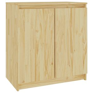 vidaXL Bočn&aacute; skrinka 60x36x65 cm mas&iacute;vna borovica