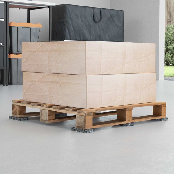 vidaXL Gumená valec Čierna 200 x 5 x 0,6 cm Guma