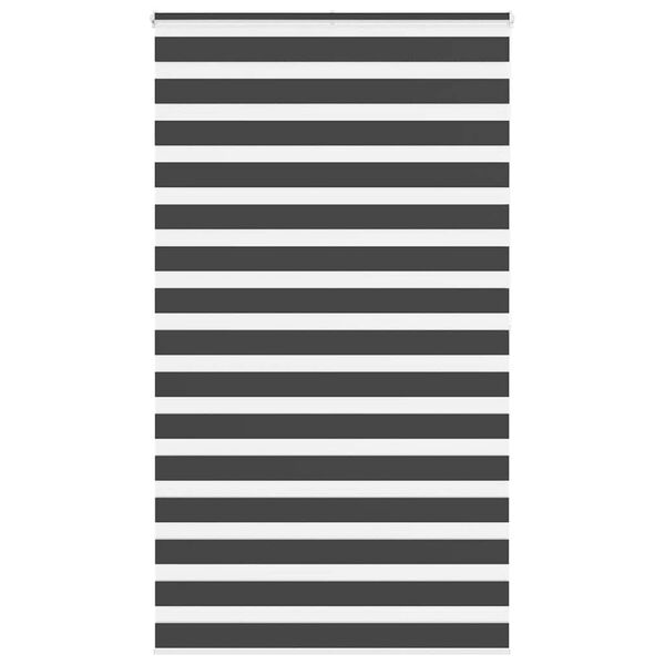 vidaXL Zebra roleta čierna 120x200 cm &scaron;&iacute;rka l&aacute;tky 115,9cm polyester