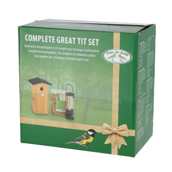 Esschert Design Kompletn&aacute; sada kŕmidla pre s&yacute;korky veľk&eacute;