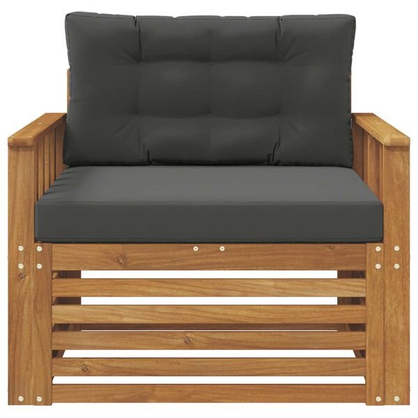 vidaXL Z&aacute;hradn&aacute; s&uacute;prava gaučov Mas&iacute;vne ak&aacute;ciov&eacute; drevo a polyester