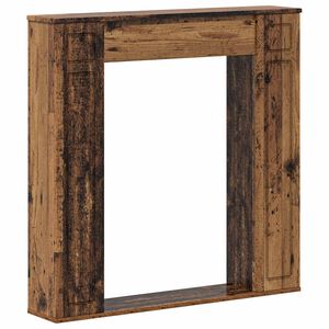vidaXL R&aacute;m krbu Star&eacute; drevo 100 x 20 x 100 cm Kompozitn&eacute; drevo