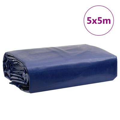 vidaXL Celta modrá 5x5 m 650 g/m²