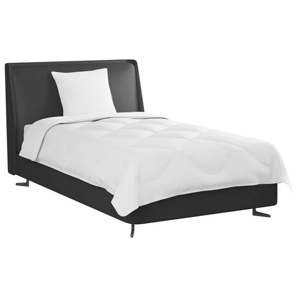 vidaXL Celoročná prikrývka s vankúšom 2 pcs Biela Mikrovlákno