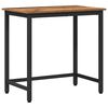 vidaXL st&ocirc;l Star&eacute; drevo 100 x 50 x 76,5 cm Inžinierske drevo a oceľ