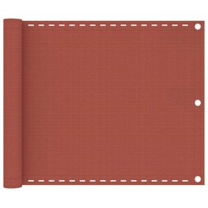 vidaXL Balk&oacute;nov&aacute; mark&iacute;za tehlov&aacute; 75x400 cm HDPE