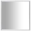 vidaXL Zrkadlo strieborn&eacute; 40x40 cm