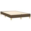 vidaXL Boxspring posteľ s matracom tmavohned&aacute; 120x200 cm l&aacute;tka